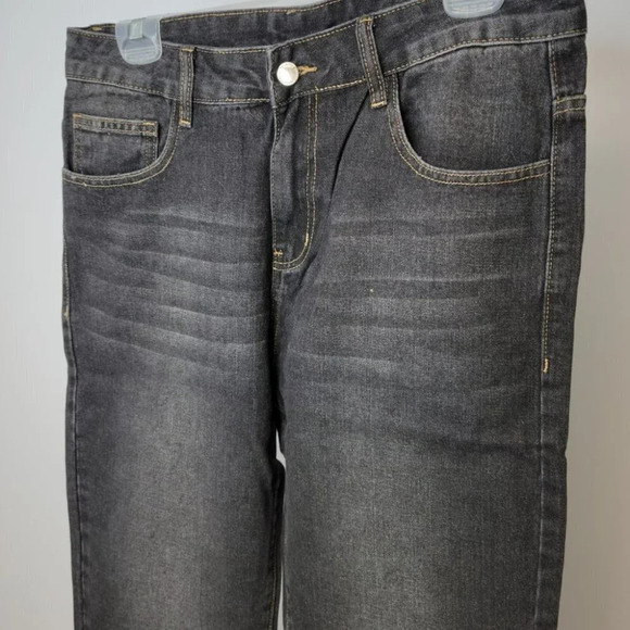 SHEIN Men's Splatter Straight Leg Jeans - Picture 4 of 6